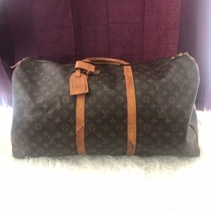 Louis Vuitton monogram keepall 60 weekender bag
